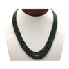 Image 2 : Emerald round 4 rows 201.86 ctw Necklace