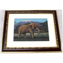 Gemstone Painting Elephant