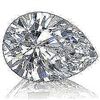 Image 1 : EGL CERT 0.8 CTW PEAR CUT DIAMOND E/SI2