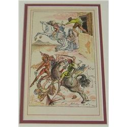 DALI ANTIQUE LITHOGRAPH (1945)