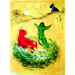 MARC CHAGALL "WOLF PIT"