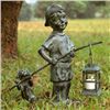 Image 1 : BOY WITH DOG LANTERN