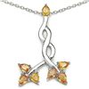Image 1 : YELLOW SAPPHIRE STERLING PENDANT