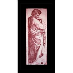 ANTIQUE GALLERY STAMPED LITHOGRAPH