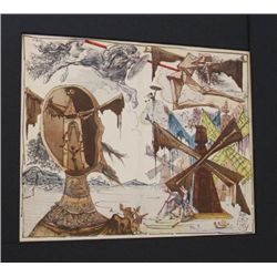 RARE 1946 ANTIQUE DALI LITHOGRAPH