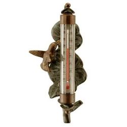 HUMMINGBIRD WALL MOUNTED THERMOMETER