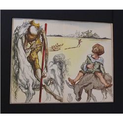 RARE 1946 ANTIQUE DALI LITHOGRAPH