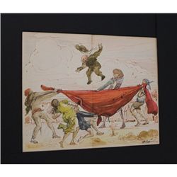 RARE 1946 ANTIQUE DALI LITHOGRAPH