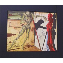 RARE 1946 ANTIQUE DALI LITHOGRAPH