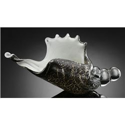 ART GLASS CONCH SHELL