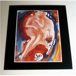 VINTAGE DALI BIBLE LITHOGRAPH