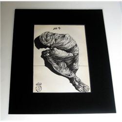 RARE ANTIQUE 1944 DALI LITHOGRAPH