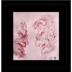 ANTIQUE GALLERY STAMPED LITHOGRAPH