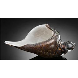 ART GLASS CONCH SHELL