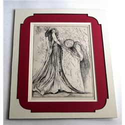 RARE ANTIQUE 1944 DALI LITHOGRAPH