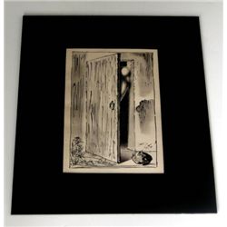 SCARCE ANTIQUE 1945 DALI LITHOGRAPH