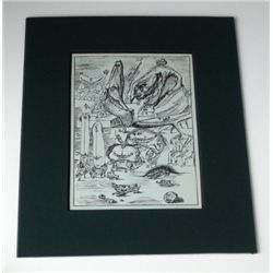 ANTIQUE 1948 DALI LITHOGRAPH