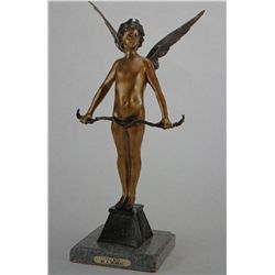 "VICI" BRONZE SCULPTURE - A.  MOREAU