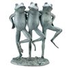 Image 1 : DANCING FROG TRIO GARDEN SCULPTURE