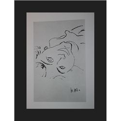 VINTAGE 1956 MATISSE LITHOGRAPH