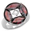 Image 1 : 1.60 CARAT GENUINE GARNET .925 STERLING SILVER RING