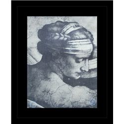 ANTIQUE GALLERY STAMPED LITHOGRAPH