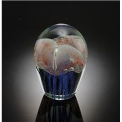 ART GLASS TRIPLE JELLYFISH GLOW IN THE DARK