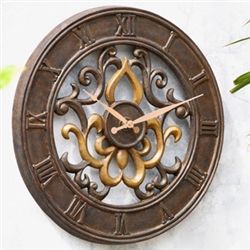 FLEUR DE LIS CLOCK