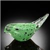 Image 1 : HAND CRAFTED GREEN ART GLASS BIRD