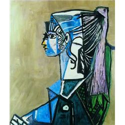 PICASSO "PORTRAIT/SYLVETTE DAVID/GREEN ARMCHAIR"