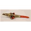 Image 1 : A Georgian Silver Gilt and Coral Teether, initialed, London 1833 See illustration £300-400...