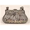Image 1 : An Edwardian Silver Purse, embossed figures and scrolls, Birmingham 1901, 9.5 cm  See illustratio...