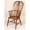 Image 1 : A Victorian Kitchen Armchair, with a pierced 'Christmas Tree' back   See illustration £100-150...