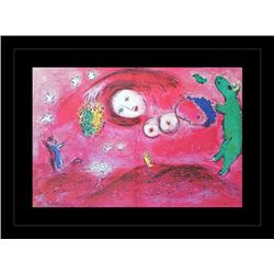 CHAGALL 1977 "DAPHNIS AND CHLOE" LITHOGRAPH