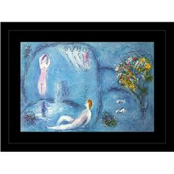 CHAGALL 1977 "DAPHNIS AND CHLOE" LITHOGRAPH