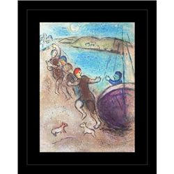 CHAGALL 1977 "DAPHNIS AND CHLOE" LITHOGRAPH