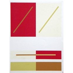 Albers Silkscreen Interaction Of Color, 1963