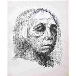 Kollwitz  Kleines Selbstbildnis  Original Lithograph