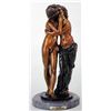 Image 1 : "LOVERS" BRONZE SCULPTURE - BARBEDINNE