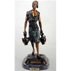 "PORTER OF TUNIS" BRONZE SCULPTURE  - DEBUT