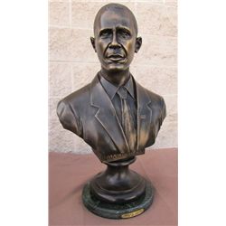  BARACK OBAMA  BRONZE BUST