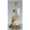 Image 1 : PORCELAIN BIRD & BRASS CANDLEHOLDER