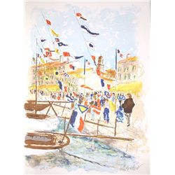 HUNTHER HAND SIGNED LITHOGRAPH