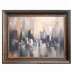  CITYSCAPE - 1  - ORIGINAL OIL ON CANVAS