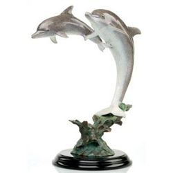 DOLPHINS BRONZE SCULPTURE