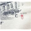 Image 2 : ANTIQUE GALLERY STAMPED LITHOGRAPH