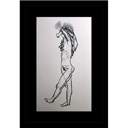 Oskar Kokoschka Erotic Sketch Lithograph