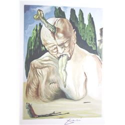 1960 - SALVADOR DALI WOODBLOCK