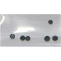 6 TOTAL RARE BEAUTIFUL BLACK DIAMOND TOTAL WEIGHT IS .30 CARATS ALL TESTED AS AUTHENTIC!!