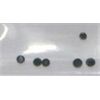 Image 1 : 6 TOTAL RARE BEAUTIFUL BLACK DIAMOND TOTAL WEIGHT IS .30 CARATS ALL TESTED AS AUTHENTIC!!